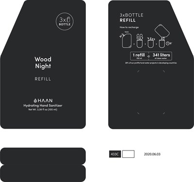 Front Label (Wood Night Refill)